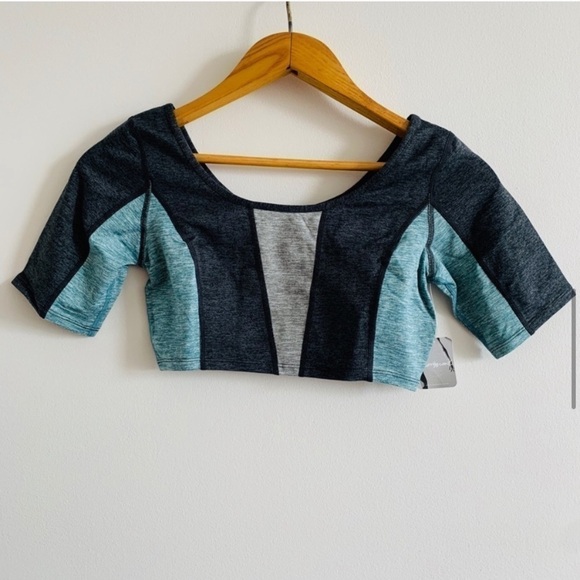 FREE PEOPLE NWT Six Pack Set Top Shorts Charcoal Low Rise - Picture 12 of 16